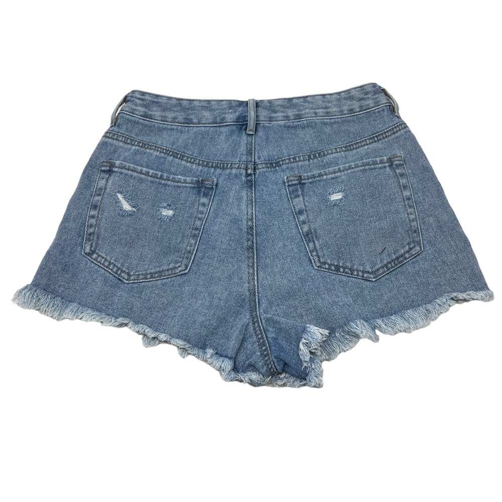 Pacsun High Rise Festival Distressed Cut Off Jean Shorts size 28 (Small, size 6) - Picture 3 of 13